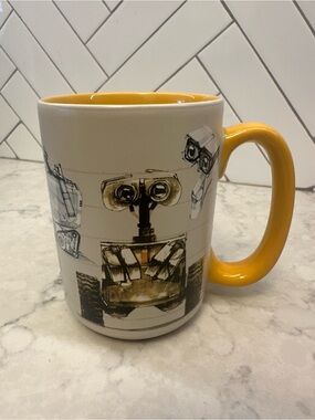 DISNEY STORE Pixar WALL-E Concept Art Sketch Series Ceramic Mug